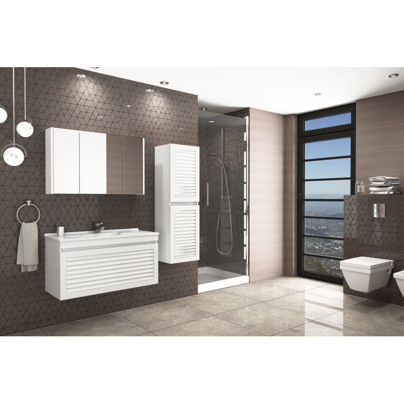 Підвісна тумба з раковиною Aquanil “Blenda 100“ Підвісна тумба з раковиною Aquanil “Blenda 100“