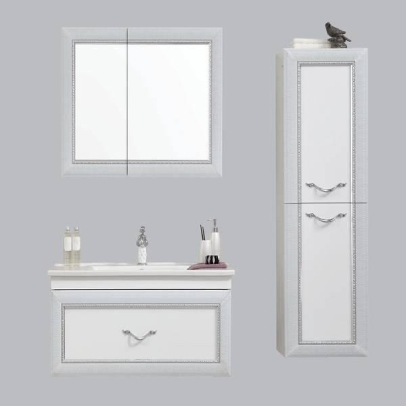 Підвісна тумба з умивальником GOLD Ban-Yom “Aşiyan 80“, 800х450х480 мм Підвісна тумба з умивальником GOLD Ban-Yom “Aşiyan 80“, 800х450х480 мм