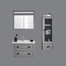 Дзеркальна шафа GOLD Ban-Yom “Bianca 80A“, 800х705х170 мм