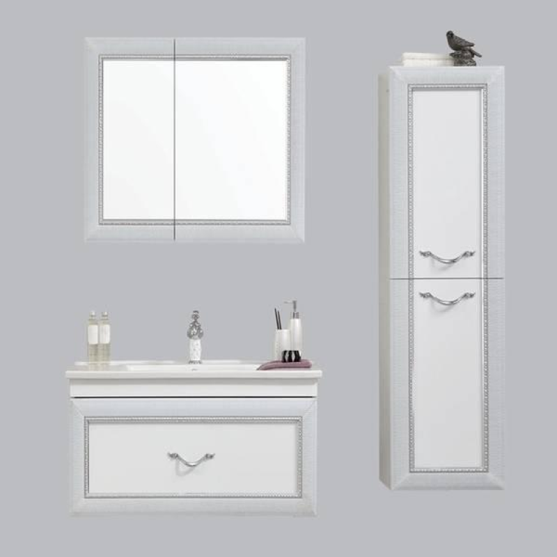 Дзеркальна шафа GOLD Ban-Yom “Aşiyan 80“, 800 х 700 х 140 мм Дзеркальна шафа GOLD Ban-Yom “Aşiyan 80“, 800 х 700 х 140 мм