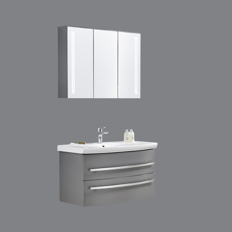 Дзеркальна шафа GOLD Ban-Yom “Valentino 100A“, 900х690х150 мм Дзеркальна шафа GOLD Ban-Yom “Valentino 100A“, 900х690х150 мм