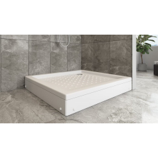 Душовий піддон Aquanil FRAME квадратний 90х90х15 см зі знімною панеллю