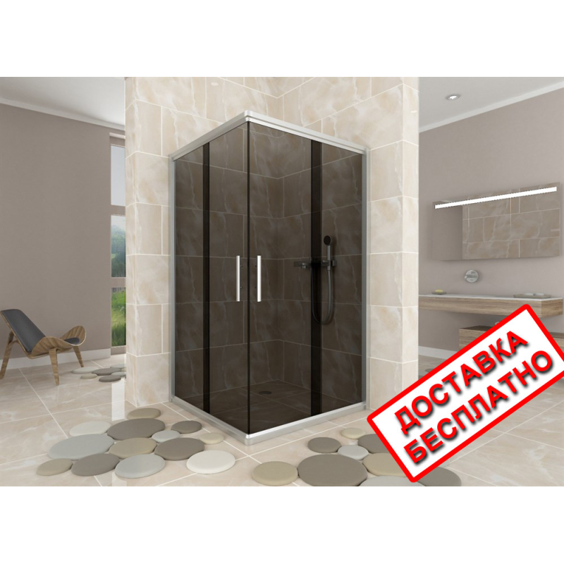 Душова кабіна Aquanil INDIANA 80х80х190 см тоноване скло