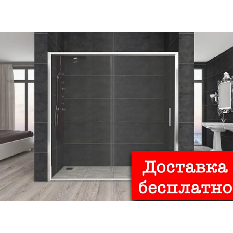 Душові двері Aquanil CARMEN 160х190 см прозоре скло Душові двері Aquanil CARMEN 160х190 см прозоре скло