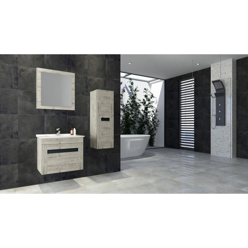 Підвісна тумба з умивальником Aquanil Viejo 65