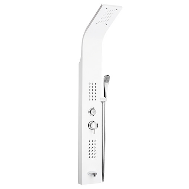 Гідромасажна панель AQUANIL MXP-101 з неіржавкої сталі, сріблястий Гідромасажна панель AQUANIL MXP-101 з неіржавкої сталі, сріблястий