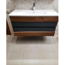 Підвісна тумба з умивальником GOLD Ban-Yom PRADA 100 см