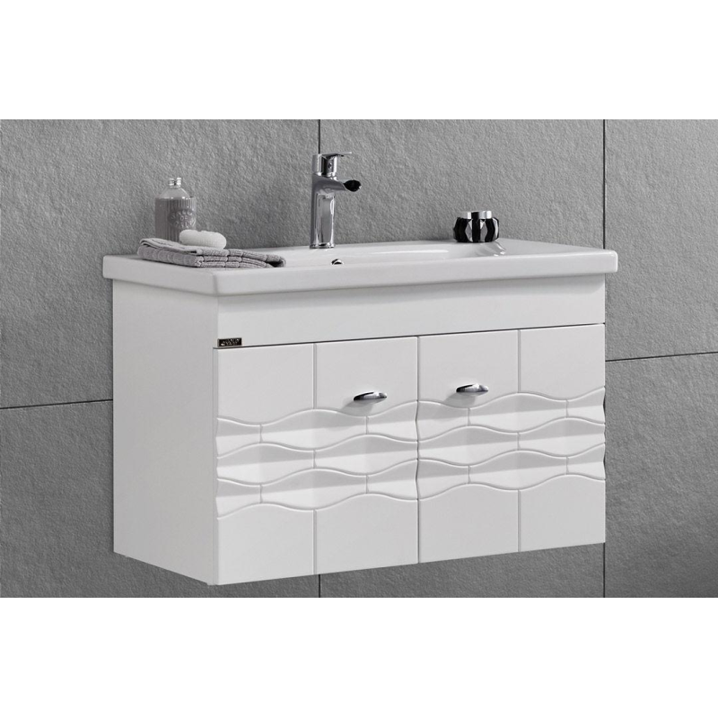 Підвісна тумба з умивальником GOLD Ban-Yom Lacia 80B 800x450x495