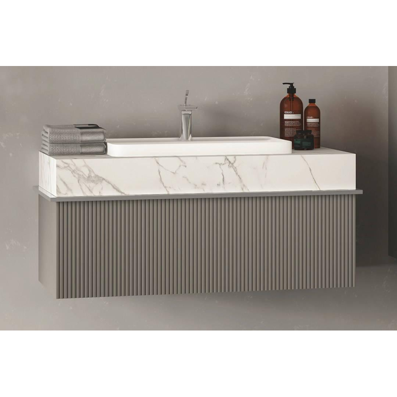 Підвісна тумба з умивальником GOLD Ban-Yom AGATA 105 см Підвісна тумба з умивальником GOLD Ban-Yom AGATA 105 см