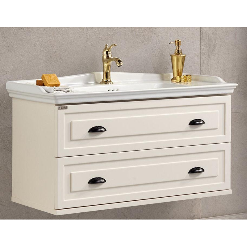 Підвісна тумба з умивальником GOLD Ban-Yom Bianca 100В 1000х495х540 мм