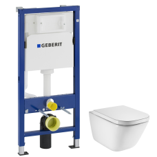 Унітаз з інсталяцією 3 в 1 ROCA GAP RIMLESS A34H47C000+458.103.00.1