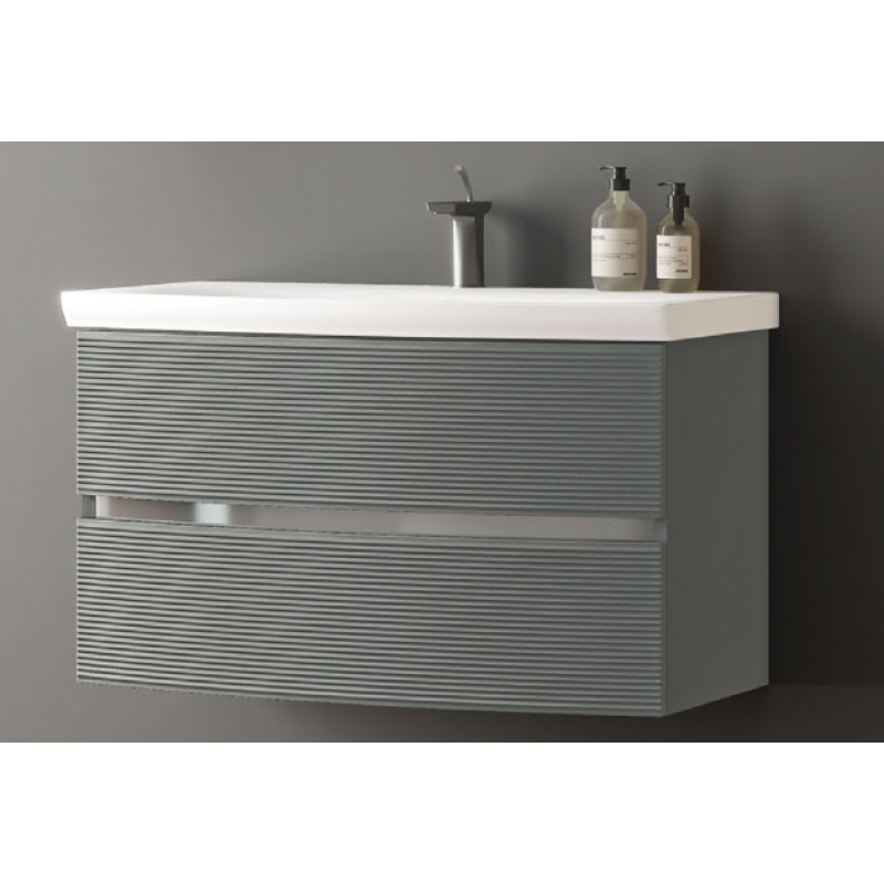 Підвісна тумба з умивальником GOLD Ban-Yom “Valentino 100A“, 950х510х550 мм