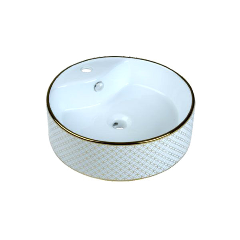 Умивальник накладний Aquanil Euroser 460x460x155 мм кругла Умивальник накладний Aquanil Euroser 460x460x155 мм кругла