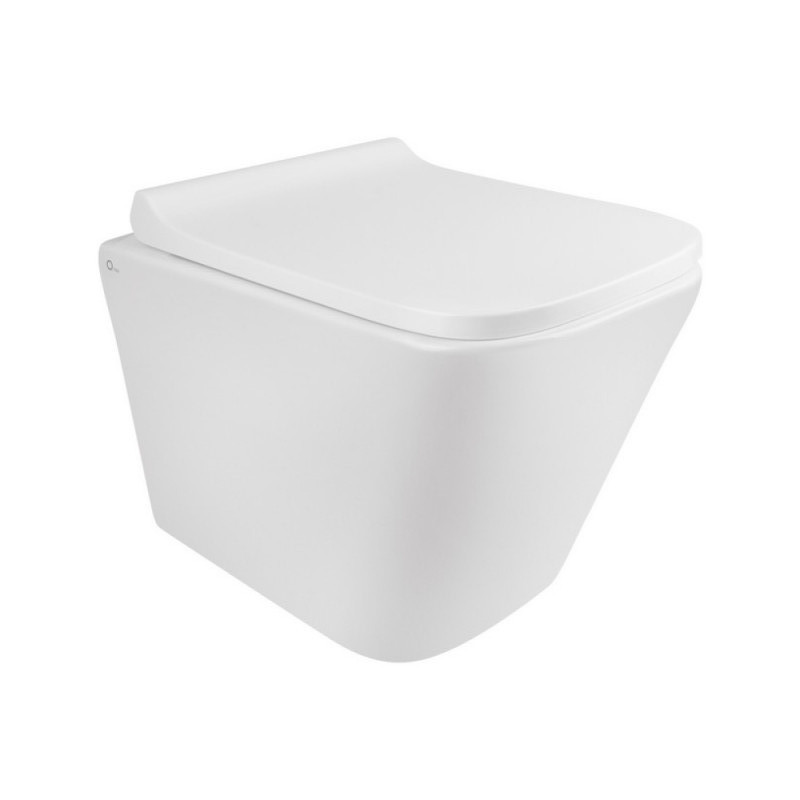 Унітаз підвісний Qtap Tern безободковий з сидінням Slim Soft-close QT1733052ERW Унітаз підвісний Qtap Tern безободковий з сидінням Slim Soft-close QT1733052ERW
