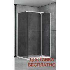 Душова кабіна Aquanil Camellia 110х90х190 см тоноване скло, хром профіль