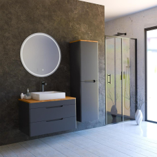 Тумба підвісна з умивальником GOLD Ban-Yom PICASSO 80 см