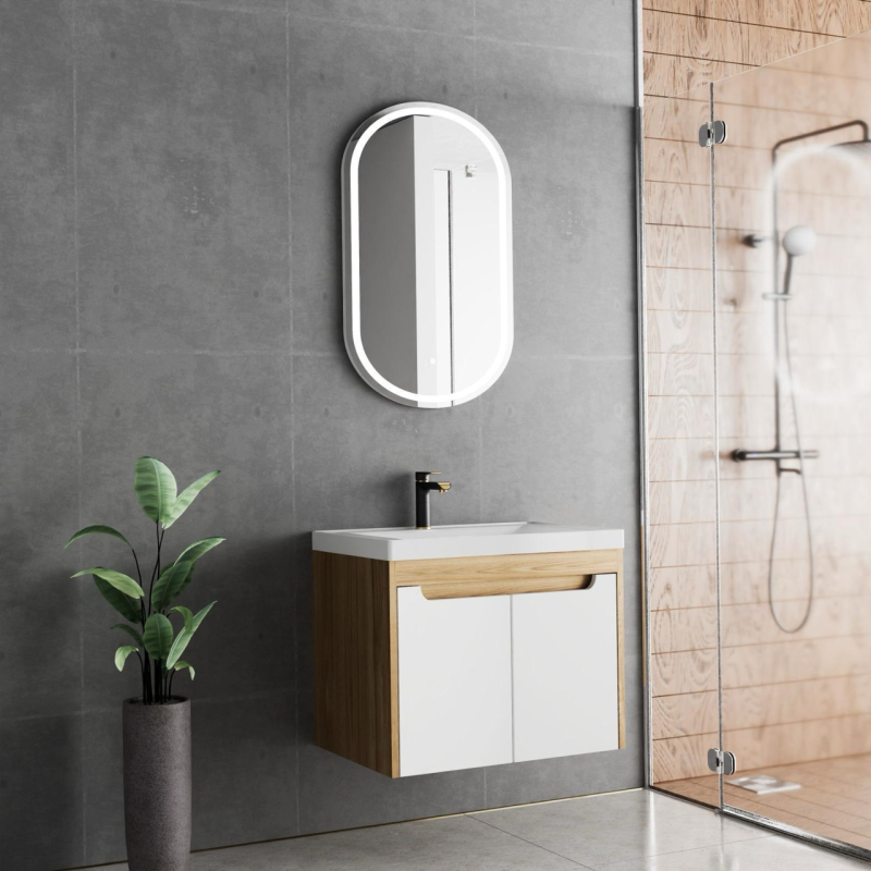 Тумба підвісна з умивальником GOLD Ban-Yom AURA 65 см Тумба підвісна з умивальником GOLD Ban-Yom AURA 65 см