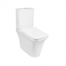 Унітаз-компакт Qtap Kalao безобідковий з сідінням Soft-close QT08221213AW