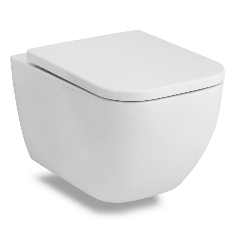 ORLANDO унітаз 51*36*40см підвісний, Rimless, сидіння тверде Slim slow-closing ORLANDO унітаз 51*36*40см підвісний, Rimless, сидіння тверде Slim slow-closing