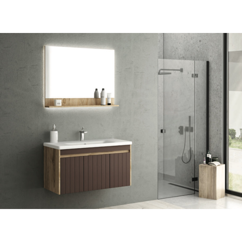 Тумба підвісна з умивальником GOLD Ban-Yom OLIVE 80 см Тумба підвісна з умивальником GOLD Ban-Yom OLIVE 80 см