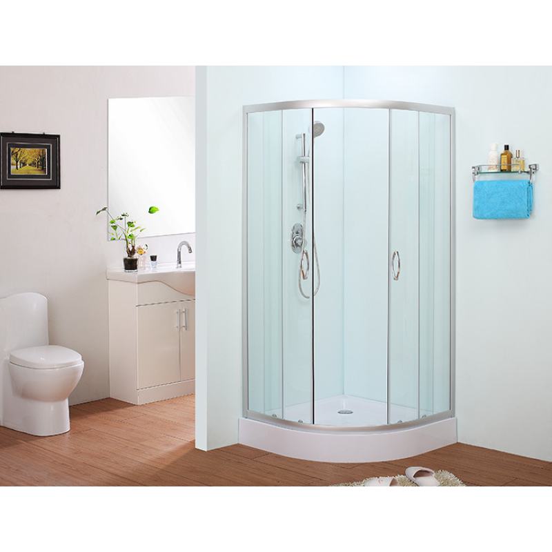 Душова кабіна SunStar SS-502, 1000х1000х1800 мм, скло прозоре, двері розсувні