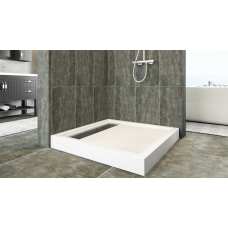 Душовий піддон с трапом Aquanil CONTE прямокутний 100х80х11 см