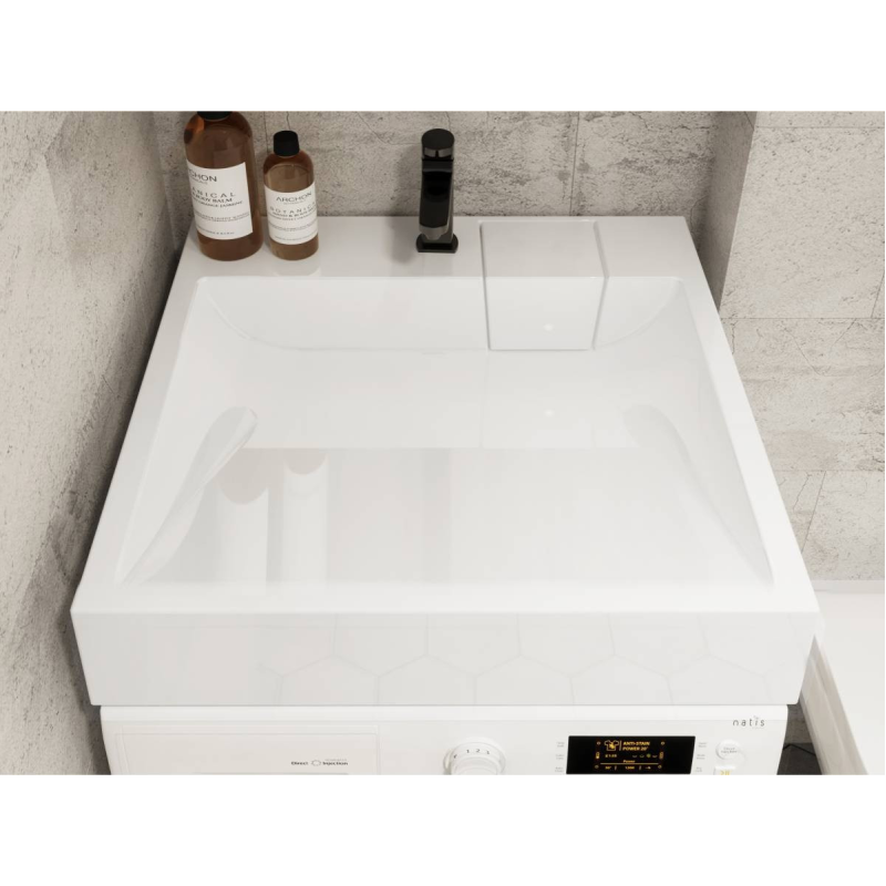 Умивальник під пральною машиною Miraggio TALLINN білий Умивальник під пральною машиною Miraggio TALLINN білий