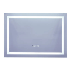 Дзеркало MIXXUS LIGHT MR01-80x60 (годинник, LED-підсвічування, антизапотівання)