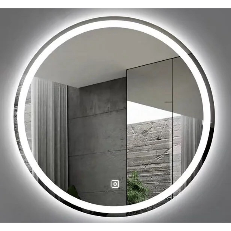 Дзеркало Gold Ban-Yom “Aris 75x75“ з LED-підсвіткою, сенсорний вимикач Дзеркало Gold Ban-Yom “Aris 75x75“ з LED-підсвіткою, сенсорний вимикач