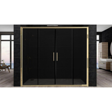 Душові двері Aquanil TREND, 180х190 Тоноване скло профіль золото