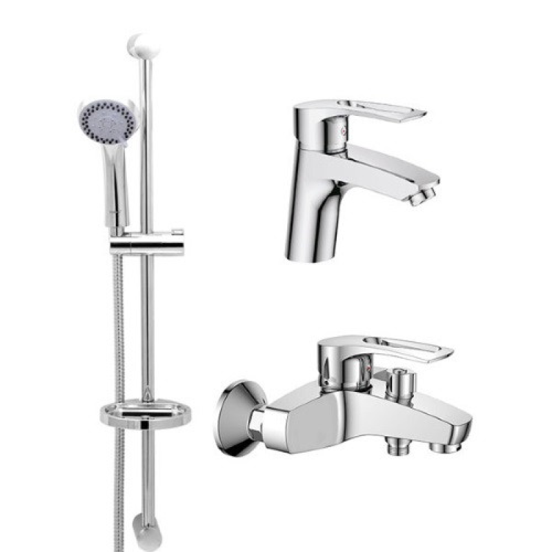 Набір змішувачів для ванни HAIBA HANSBERG.SET — 1 Набір змішувачів для ванни HAIBA HANSBERG.SET — 1