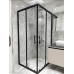 Душова кабіна Aquanil UNIMAR 110х80х190 см чорний профіль Душова кабіна Aquanil UNIMAR 110х80х190 см чорний профіль