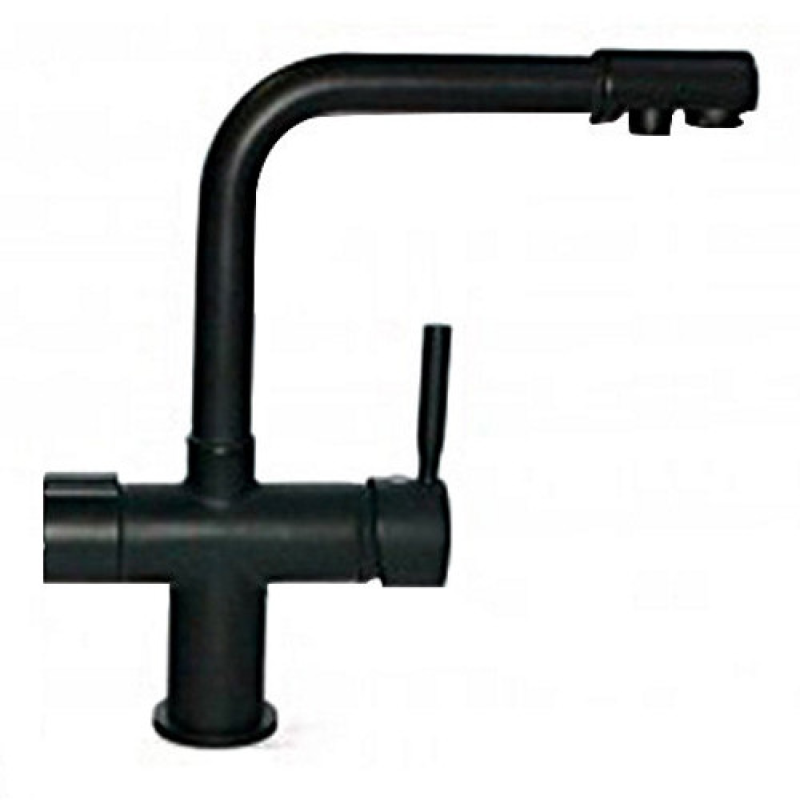 Змішувач із краном для питної води HAIBA HANS 021 BLACK HB0820 Змішувач із краном для питної води HAIBA HANS 021 BLACK HB0820